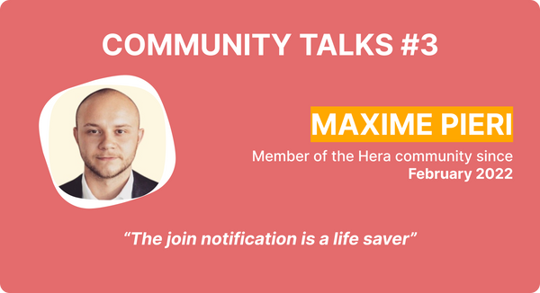 Community Talks #3 - Maxime Pieri (Hive)
