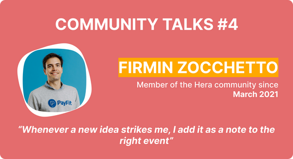 Community Talks #4 - Firmin Zocchetto (Payfit founder)